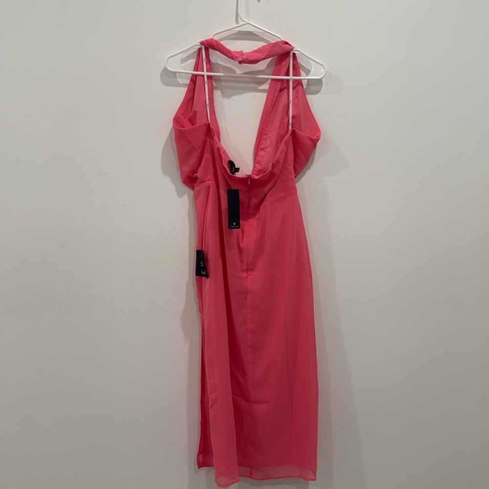 Lulu’s NWT Pink Halter Dress - Picture 8 of 10